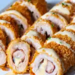 Chicken Cordon Bleu with Cheese Sauce