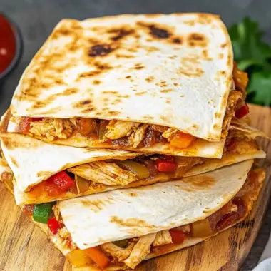 Chicken Fajita Quesadillas