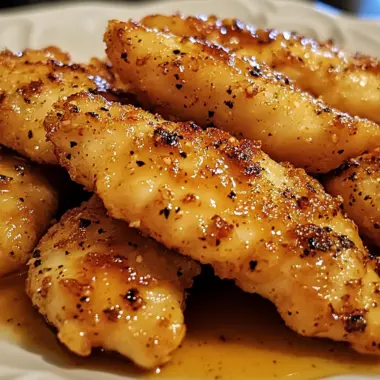 Air Fryer Honey Butter Garlic Chicken Tenders