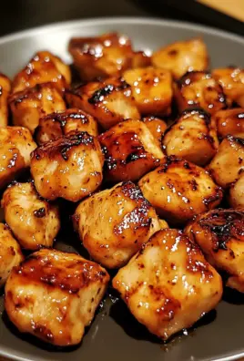 Sweet & Smoky Honey Garlic Chicken Bites