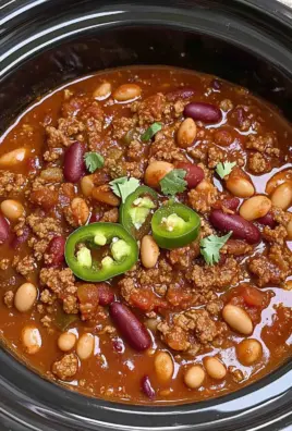 Easy Crockpot Chili