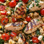 Greek Chicken and Lemon Rice (30 Minutes, One-Pot)