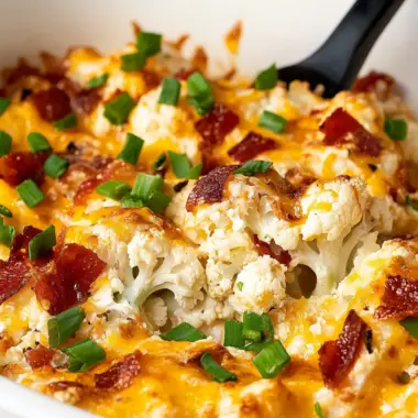 Loaded Cauliflower Casserole