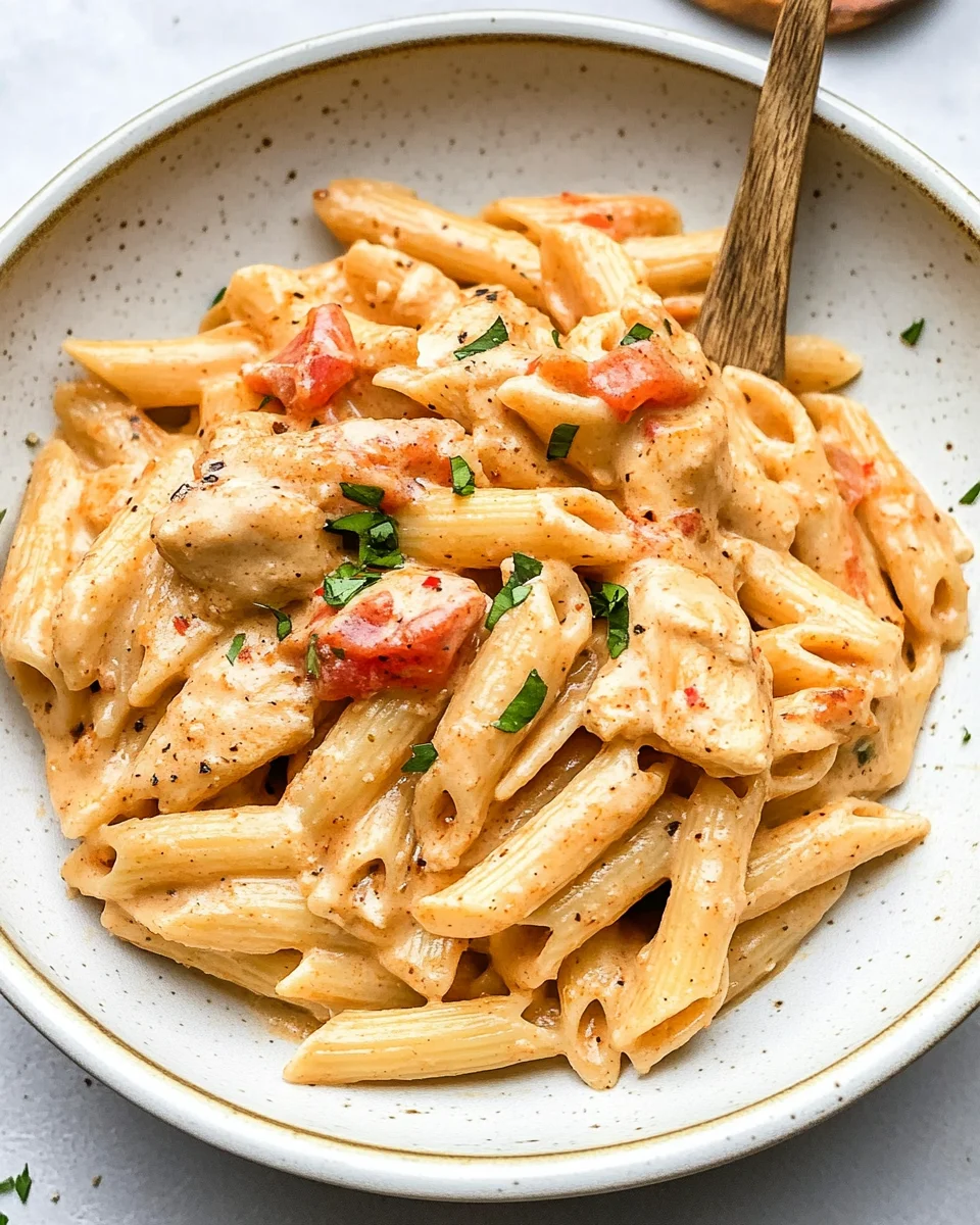 Cashew Cream Cajun Chicken Pasta