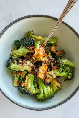 Crispy Cheese Baked Broccoli