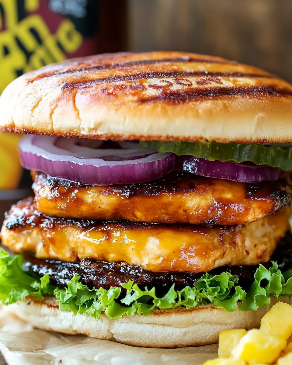 Hawaiian BBQ Chicken Sandwiches