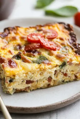 Healthy Cottage Cheese Egg Bake