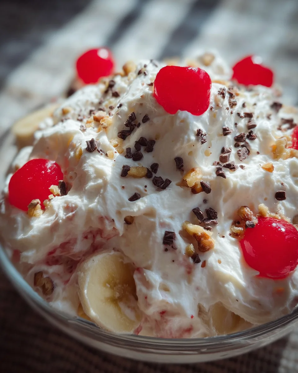 Banana Split Fluff Salad