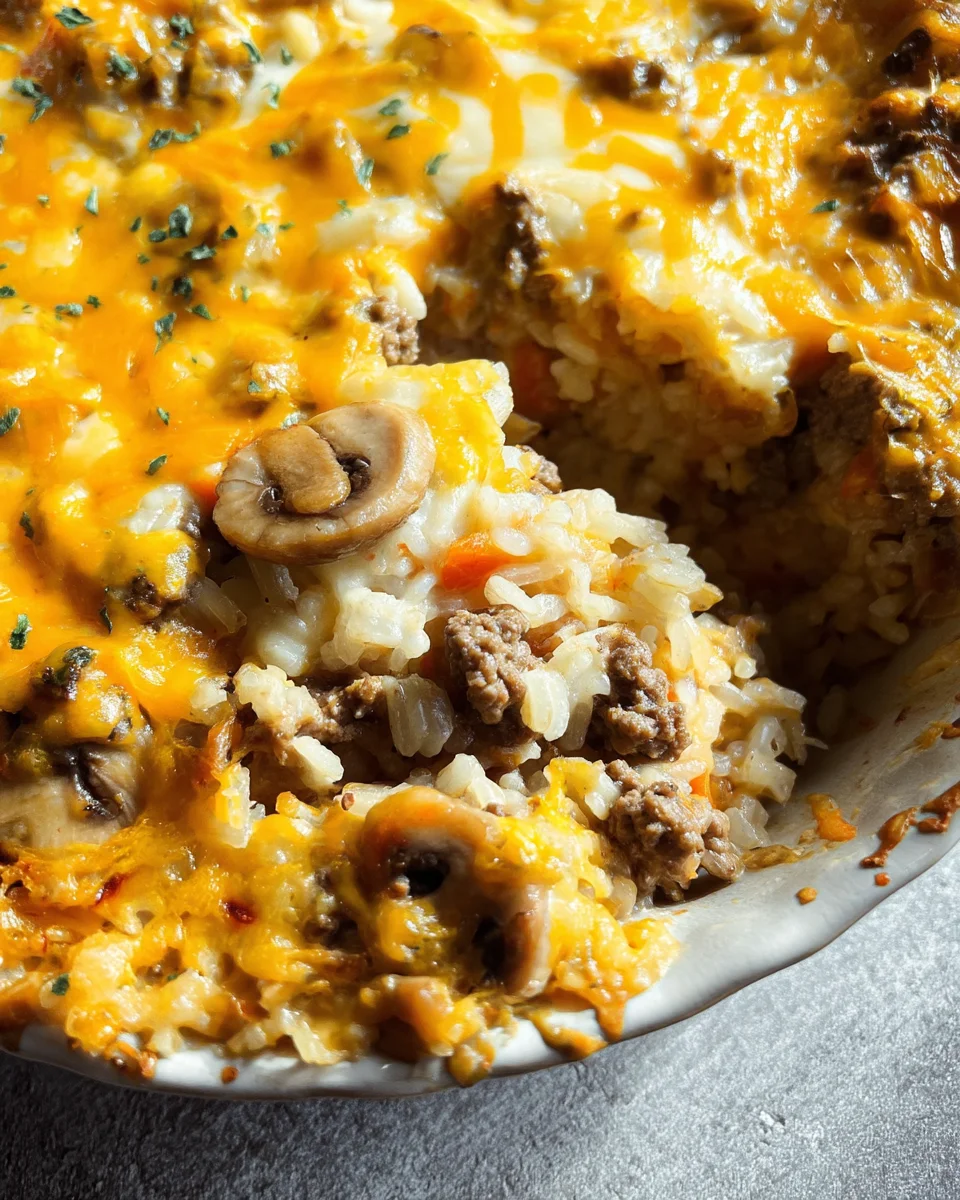 Beef And Rice Casserole
