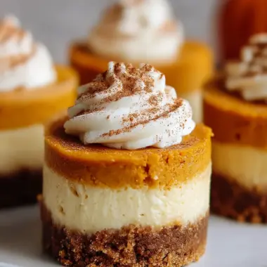 Best Mini Pumpkin Pie Cheesecakes
