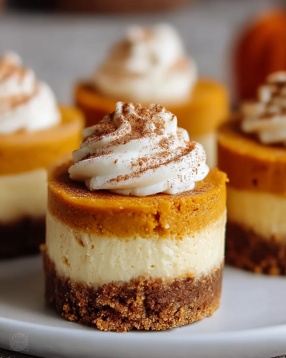 Best Mini Pumpkin Pie Cheesecakes