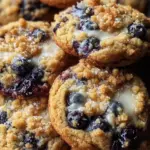 Blueberry Muffin Cookies With Streusel Topping