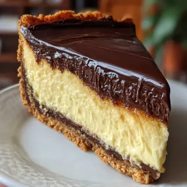 Boston Cream Pie Cheesecake