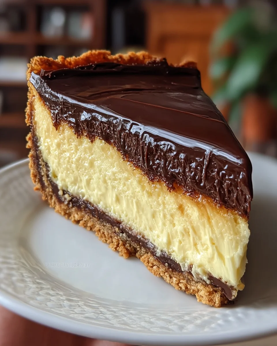 Boston Cream Pie Cheesecake