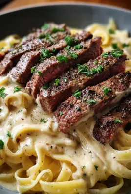 Cajun Steak Alfredo