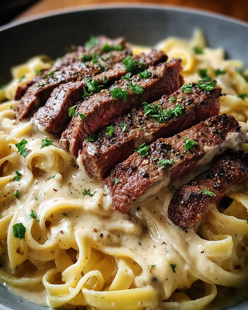 Cajun Steak Alfredo