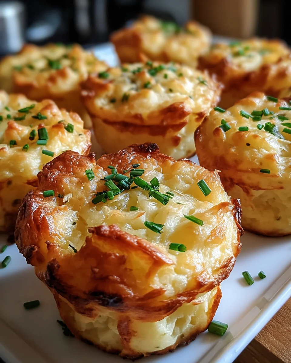 Cheesy Mashed Potato Puffs