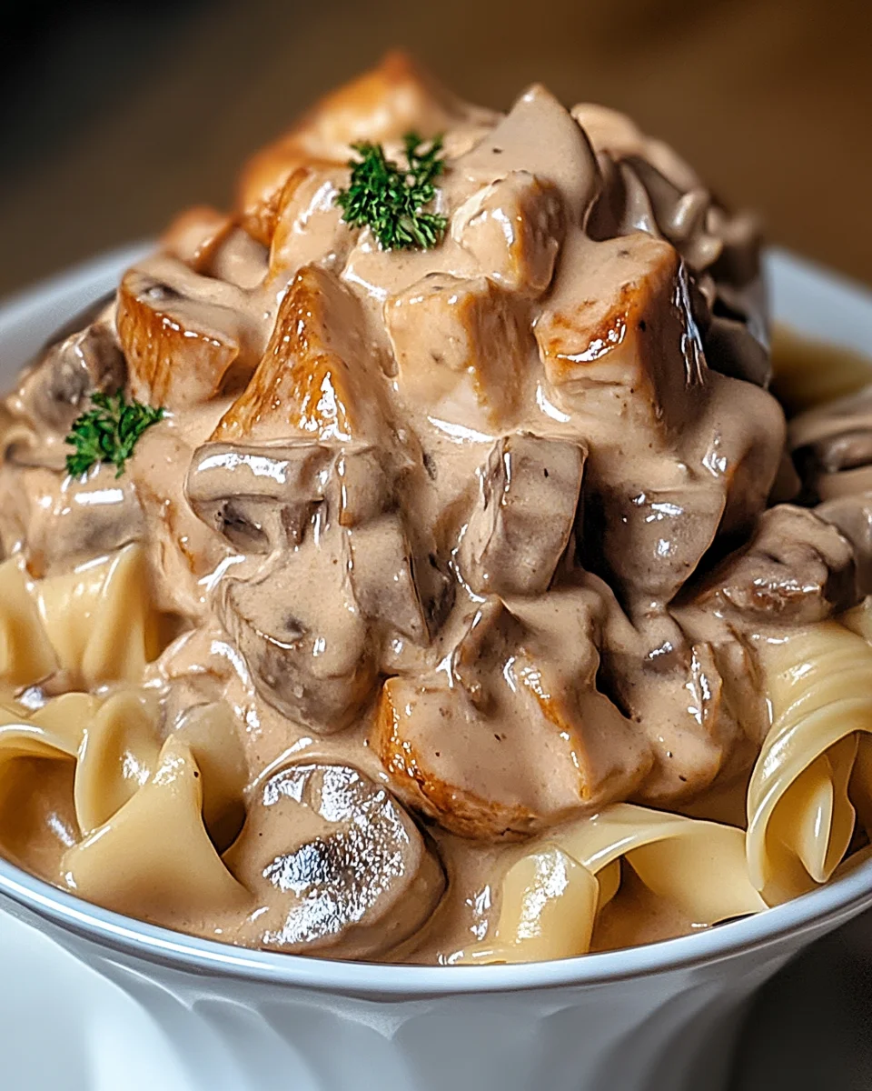 Chicken Stroganoff