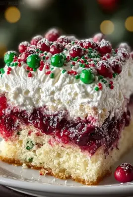 Cranberry Poke Cake