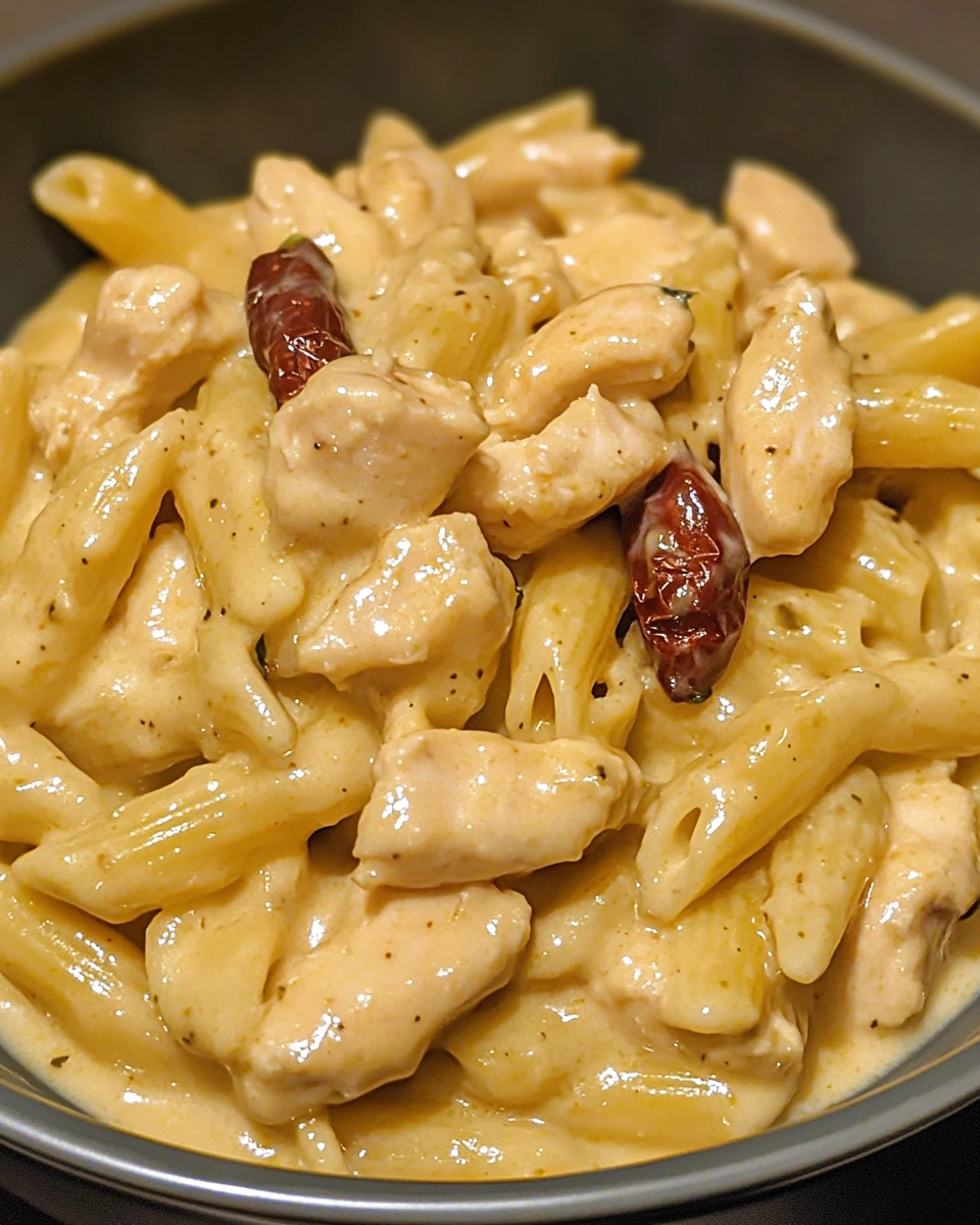 Creamy Jalapeño Popper Chicken Pasta