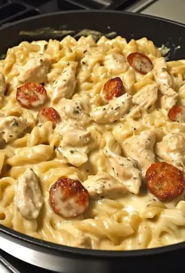 Creamy Pepper Jack Chicken & Sausage Pasta