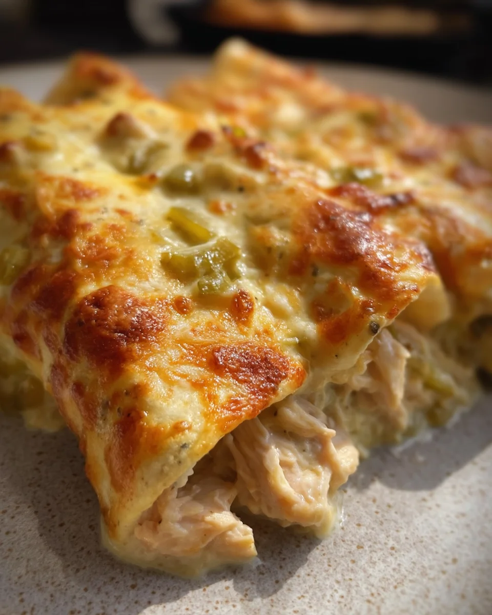 Creamy Chicken Enchiladas