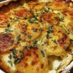 Garlic Basil Scalloped Potatoes