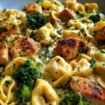 Garlic Parmesan Chicken Tortellini
