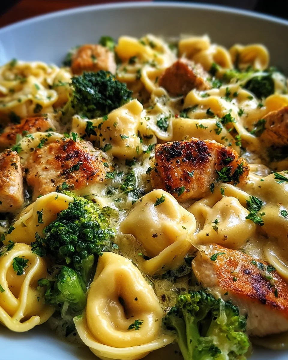 Garlic Parmesan Chicken Tortellini