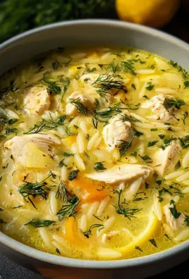 Greek Lemon Chicken Soup (Avgolemono)