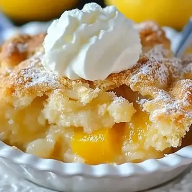 Magic Lemon Cobbler