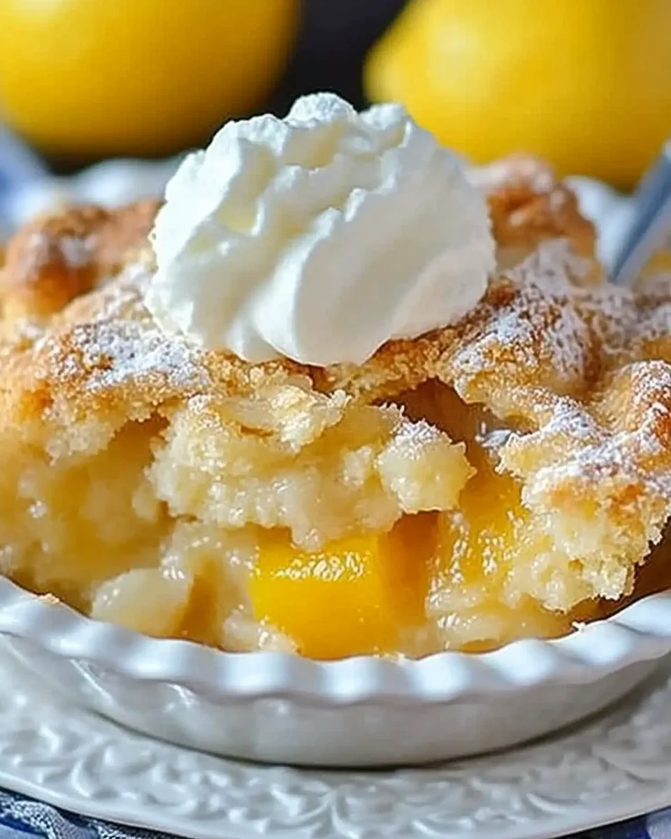 Magic Lemon Cobbler