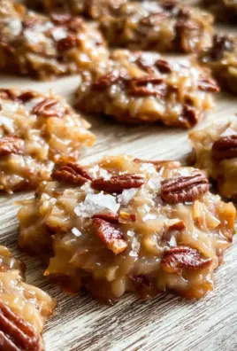 No-bake Coconut Praline Cookies