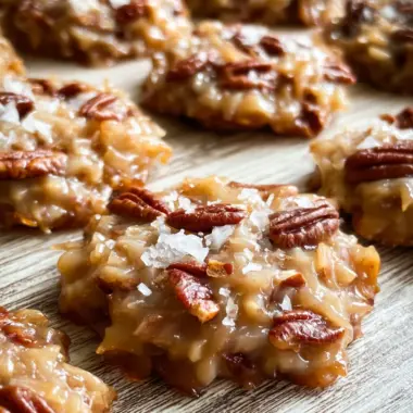 No-bake Coconut Praline Cookies