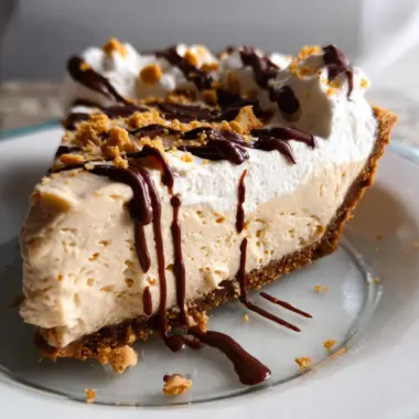 No Bake Cream Cheese Peanut Butter Pie