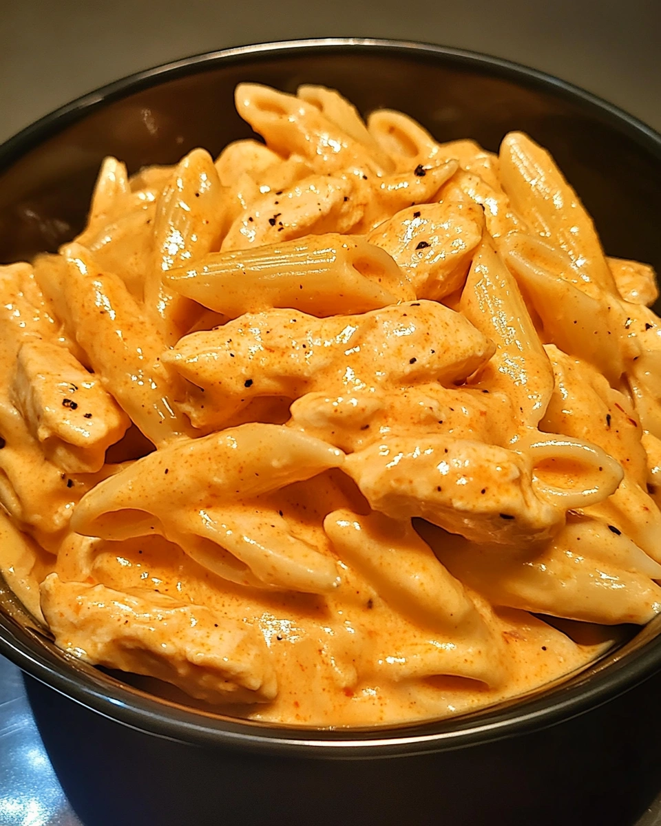 One-Pot Sweet Heat Buffalo Chicken Pasta