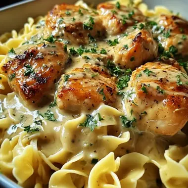 One Pan Chicken Noodles