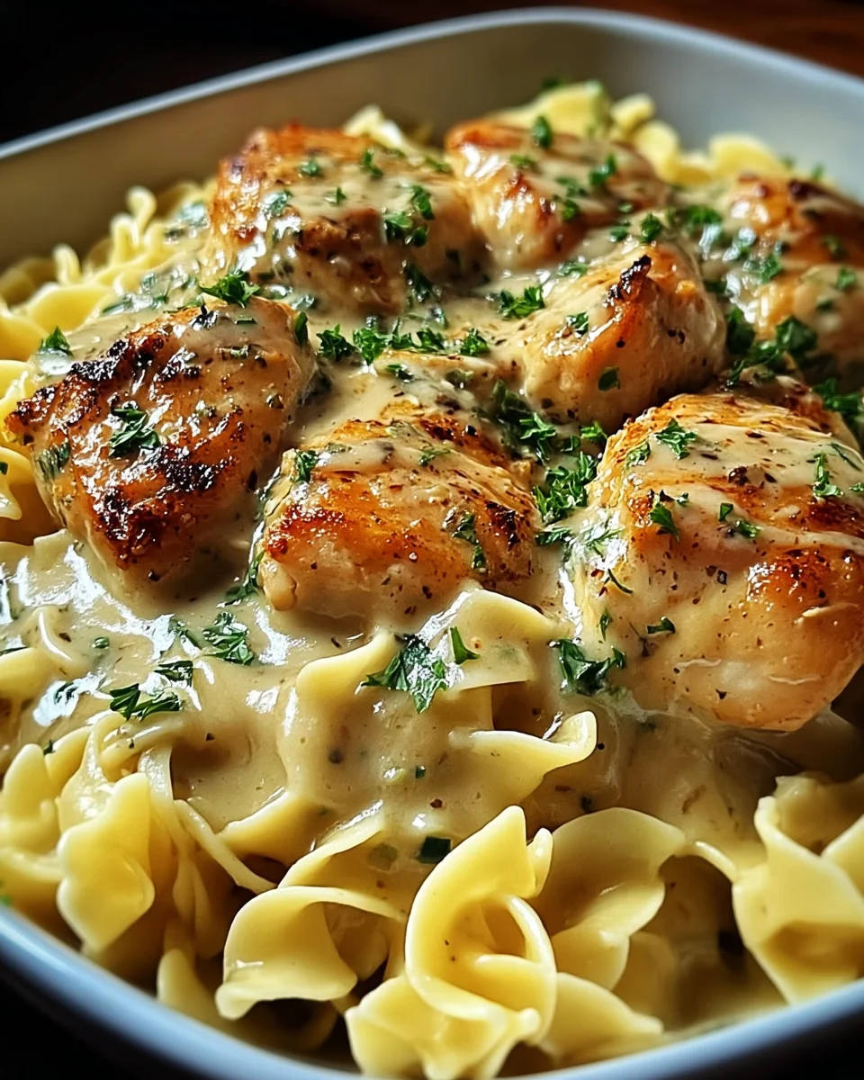 One Pan Chicken Noodles