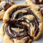 Peanut Butter Brownie Swirl Cookies