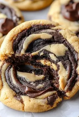 Peanut Butter Brownie Swirl Cookies