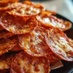 Pepperoni Cheese Crisps