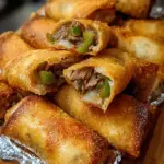 Philly Cheesesteak Egg Roll