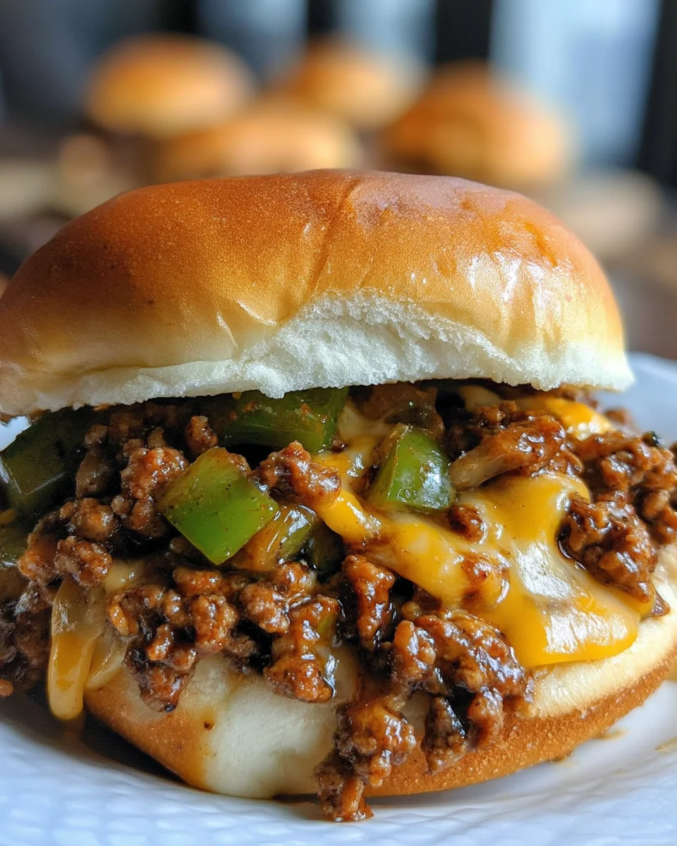 Philly Cheesesteak Sloppy Joes Recipe