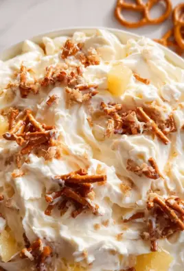 Pineapple Pretzel Fluff Salad