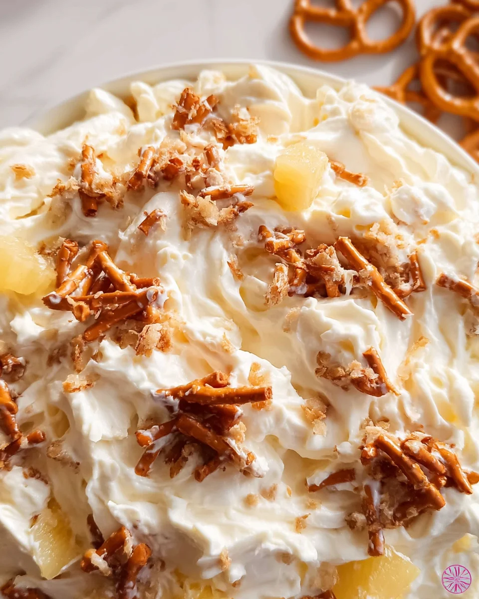 Pineapple Pretzel Fluff Salad