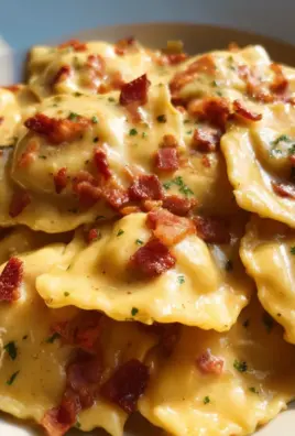 Ravioli Carbonara