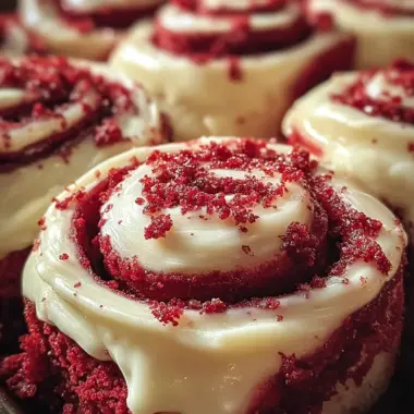 Red Velvet Cinnamon Rolls