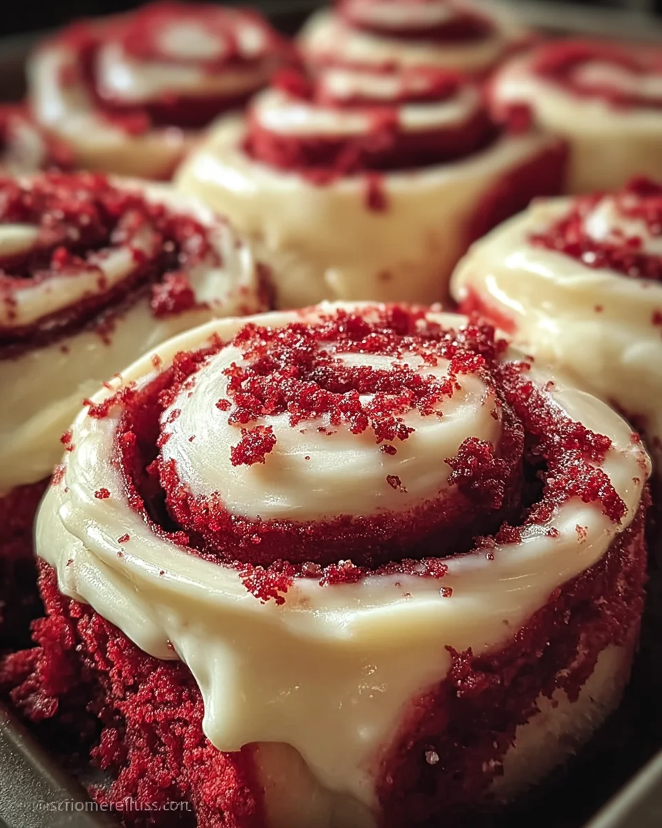 Red Velvet Cinnamon Rolls