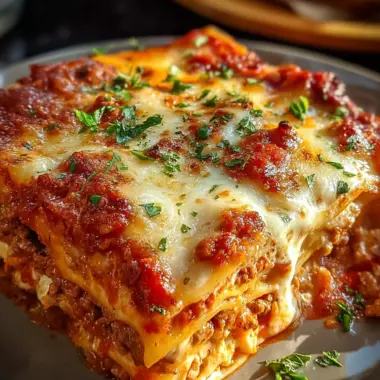 Rich Creamy Million Dollar Lasagna