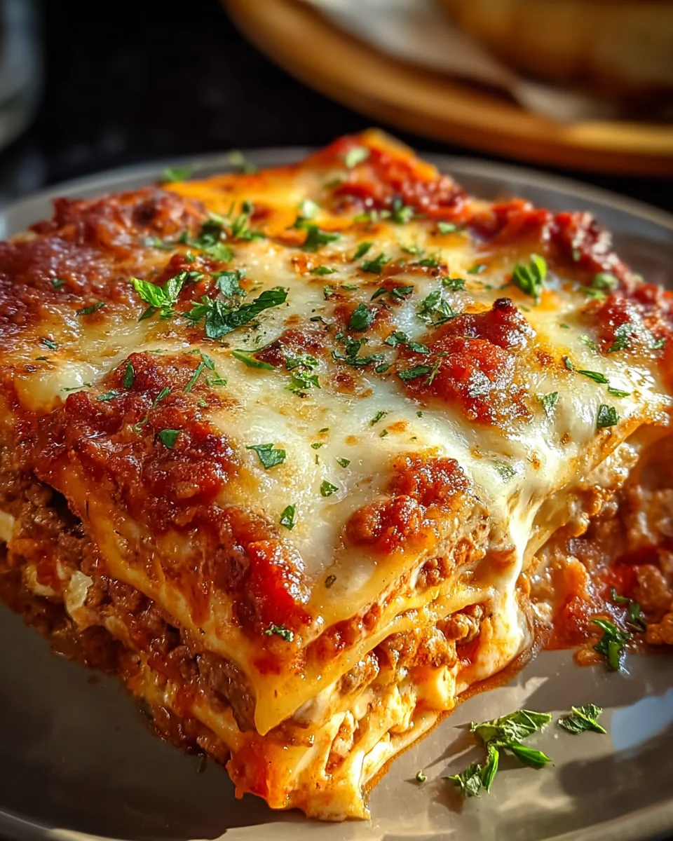 Rich Creamy Million Dollar Lasagna